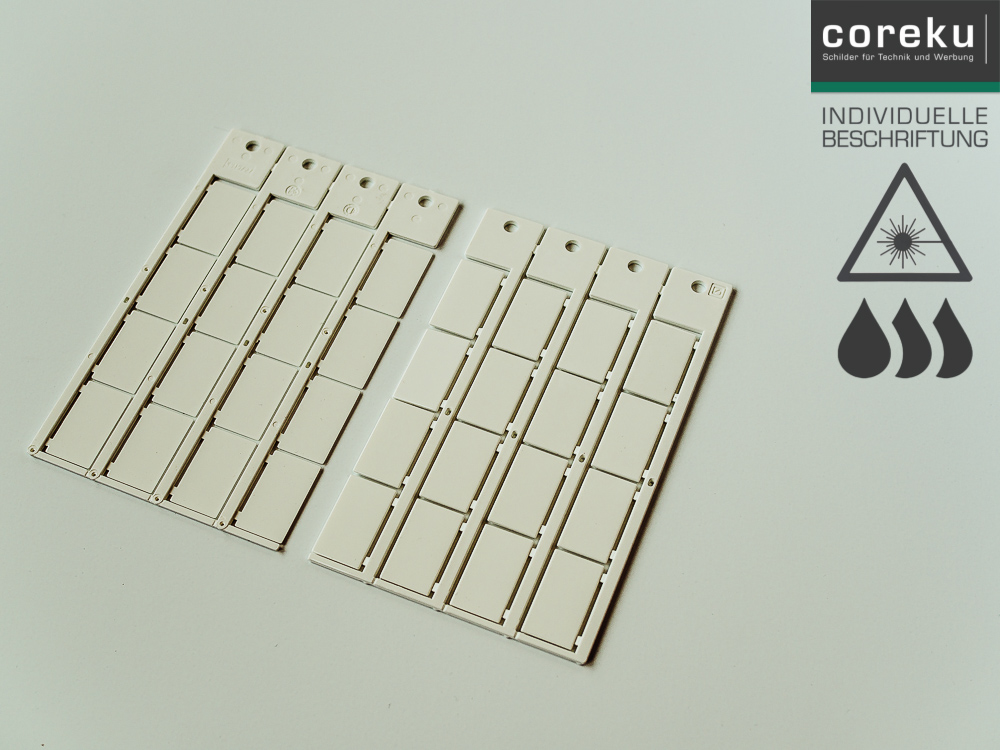 Kabelkennzeichnung KS 15x27 mit individueller Beschriftung