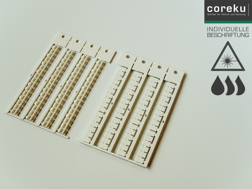 KPX6x10ws_00200_2016-02-2356ded52497ca5 Klemmenkennzeichnung KPX 6x10 mit individueller Beschriftung