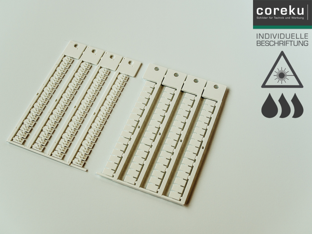 Klemmenkennzeichnung KWI 6x10 mit individueller Beschriftung