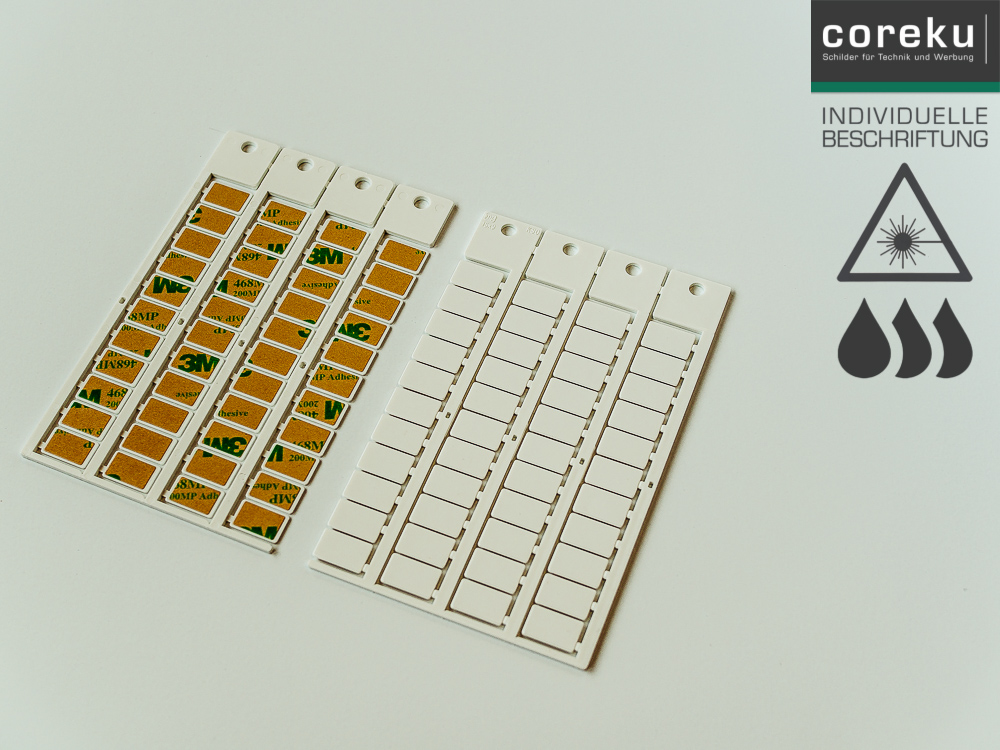 Gerätekennzeichnung KSK 15x9 mit individueller Beschriftung