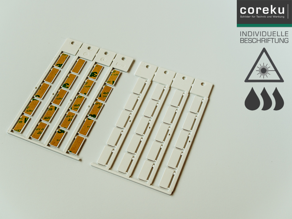 Gerätekennzeichnung KSK 20x9 mit individueller Beschriftung
